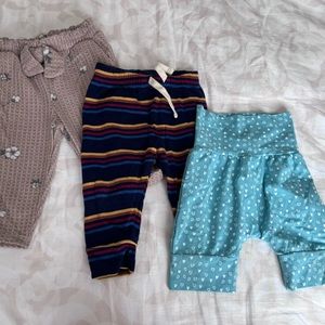 🌻3/25$ Lot of 6 baby leggings size 9 months